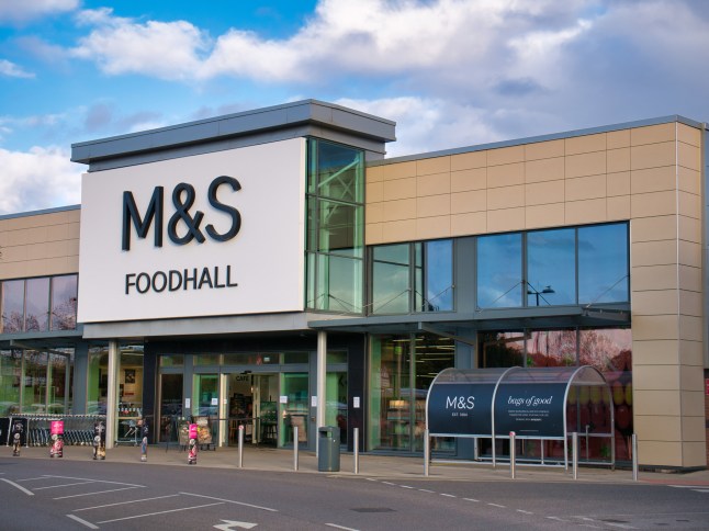 A picture of a Marks and Spencer storefront