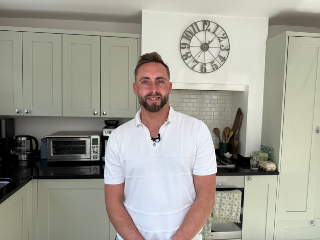 Sam Budd in his kitchen in Richmond