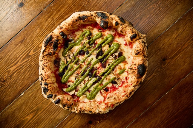 Crust Bros' pizza