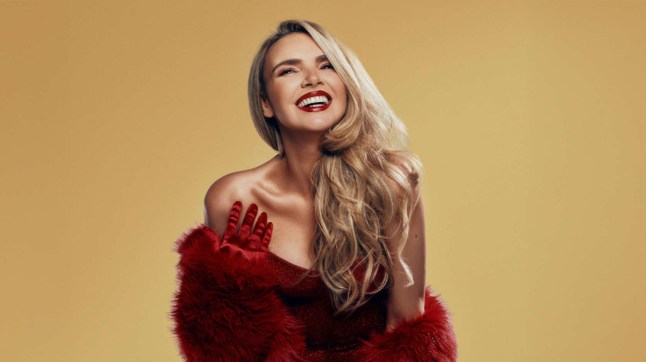 Nadine Coyle smiling