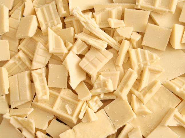 White chocolate chunks