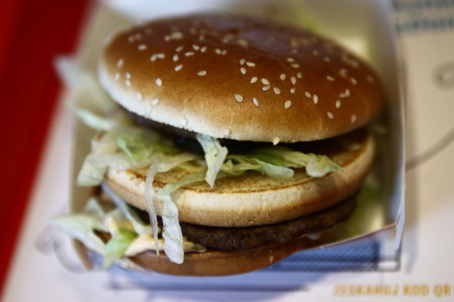A McDonald's Big Mac