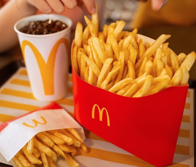 McDonald's won't be bringing these massive boxes of fries to the UK and we're devastated