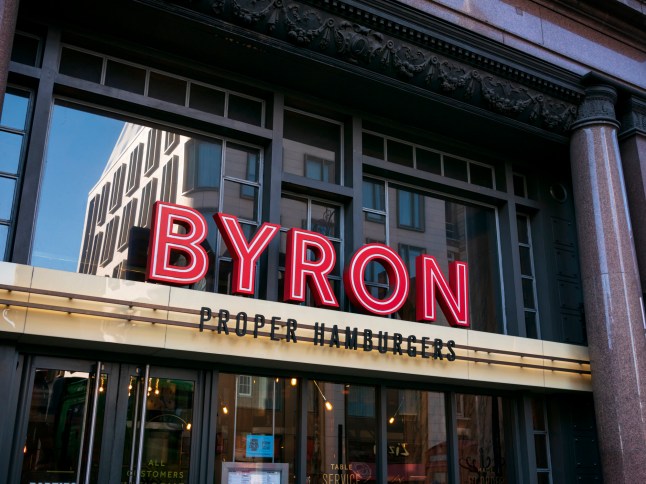 Branch of 'Byron', hamburger restaurant in London
