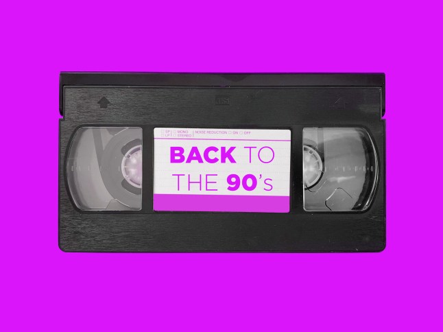 Back to 90’s VHS cassette