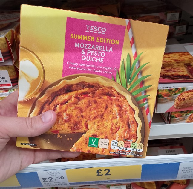 Summer Edition Quiche from Tesco