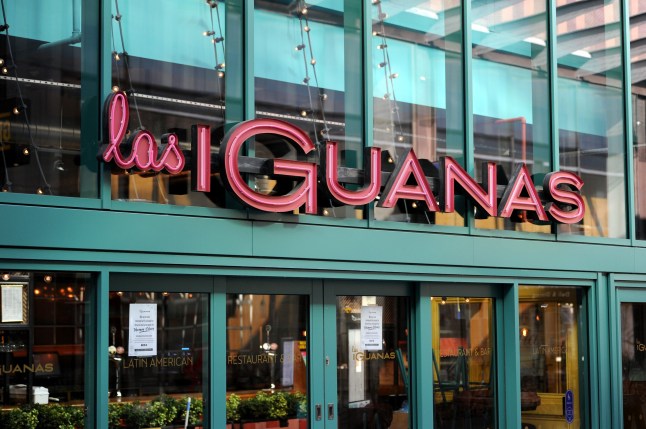 BRACKNELL, ENGLAND - MAY 19: A general view outside a Las Iguanas restaurant currently only open for takeaway or delivery, the day after the restaurant chains owner, Casual Dining Group, announced a notice of intent to appoint administrators on May 19, 2020 in Bracknell, England. The British government has started easing the lockdown it imposed two months ago to curb the spread of Covid-19, abandoning its 'stay at home' slogan in favour of a message to 'be alert', but UK countries have varied in their approaches to relaxing quarantine measures. (Photo by Alex Burstow/Getty Images)