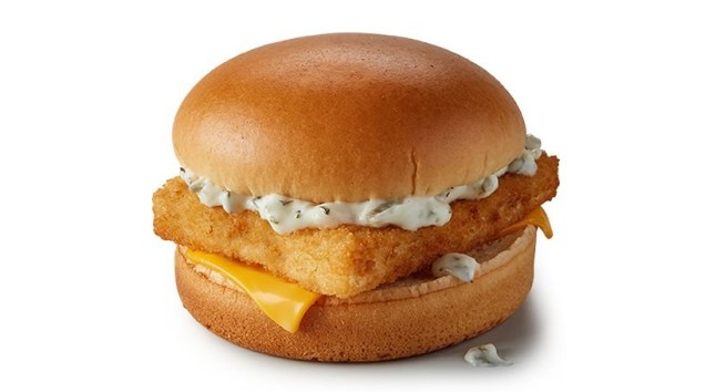 The Filet-O-Fish from McDonald's