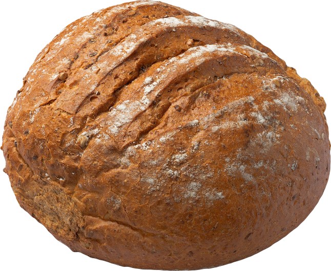 Low GI multiseed cobb from Lidl on a white background